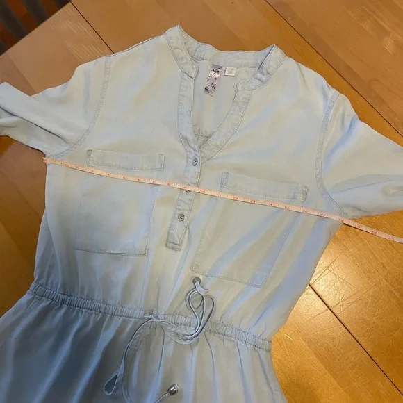 Alya Light blue Midi Dress Size Medium - Picture 11 of 12